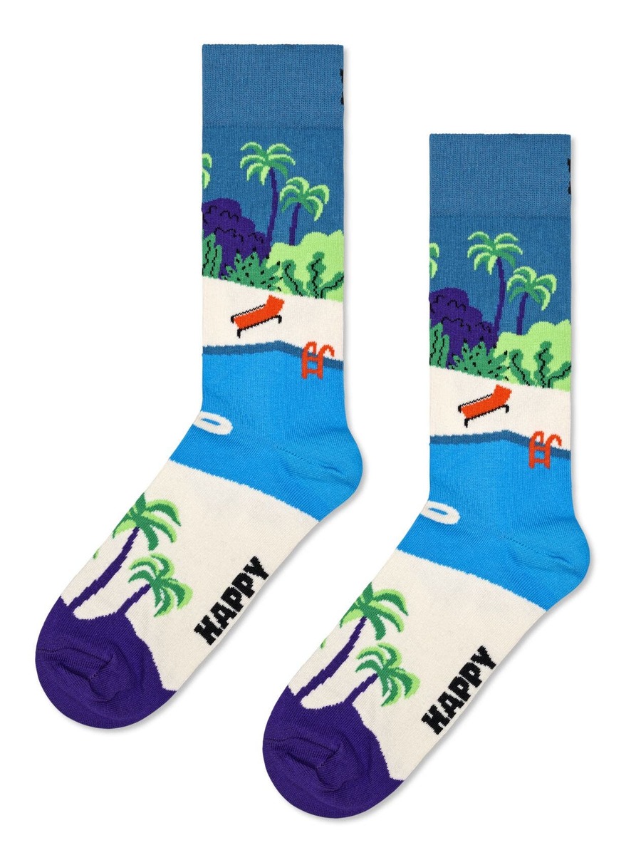 Sokken van het merk Happy Socks in het Blauw