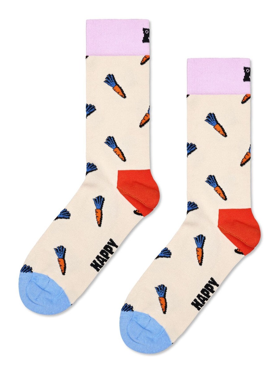 Sokken van het merk Happy Socks in het Beige
