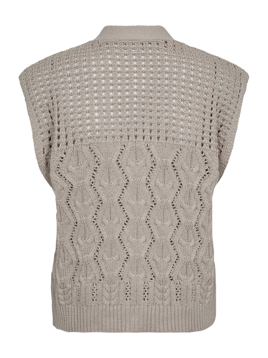 Gilet van het merk Freequent in het Beige