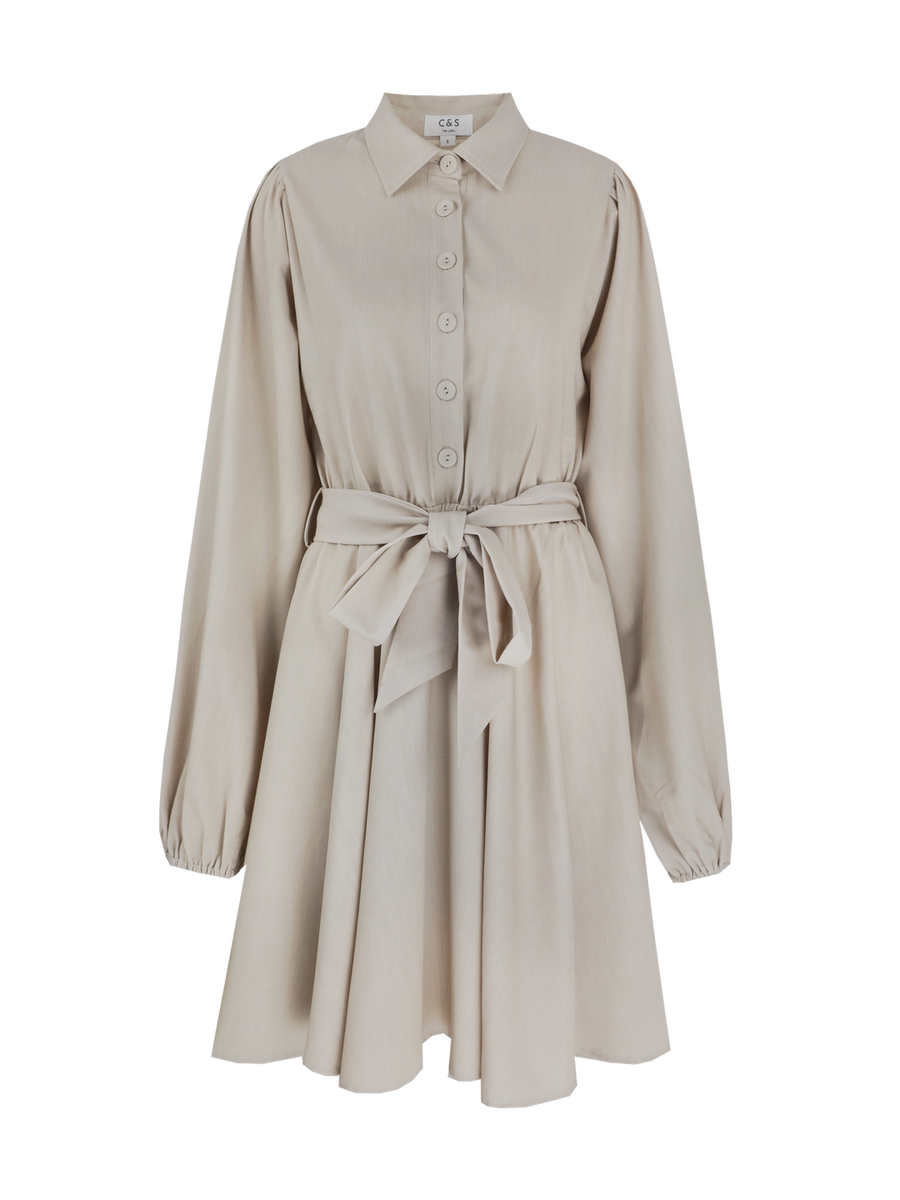 Kleed van het merk C&s The Label in het Beige