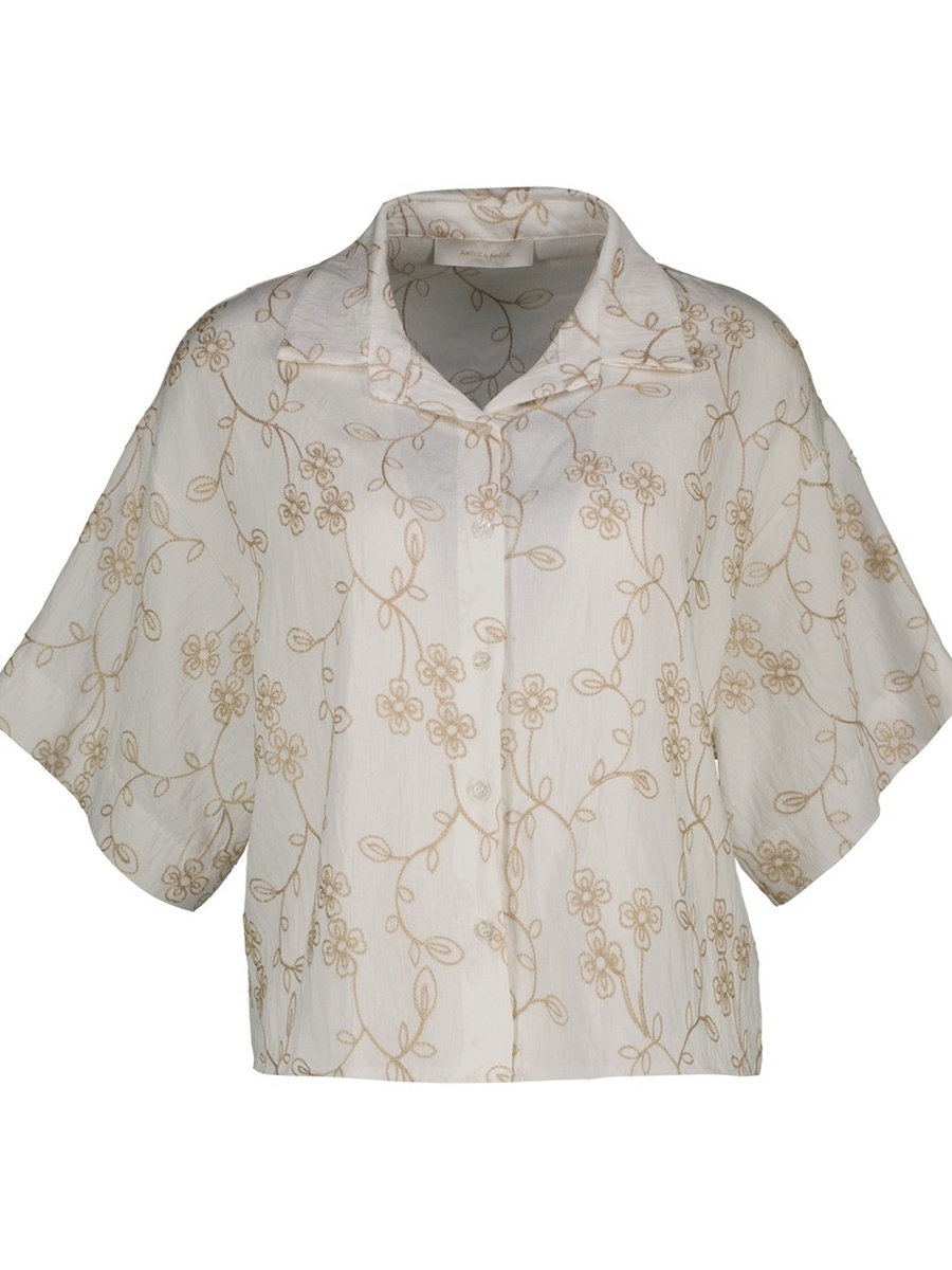 Bloes van het merk Amelie&amelie in het Beige