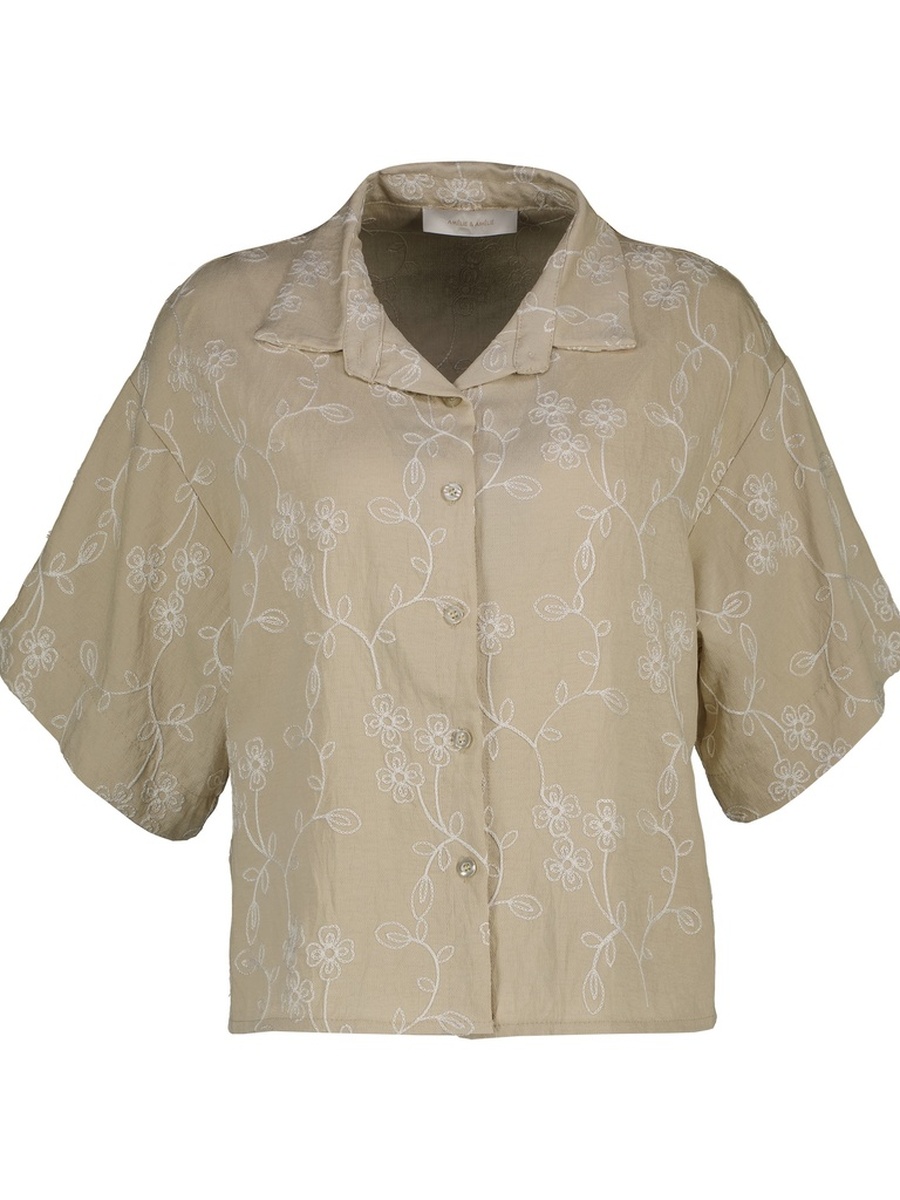 Bloes van het merk Amelie&amelie in het Beige