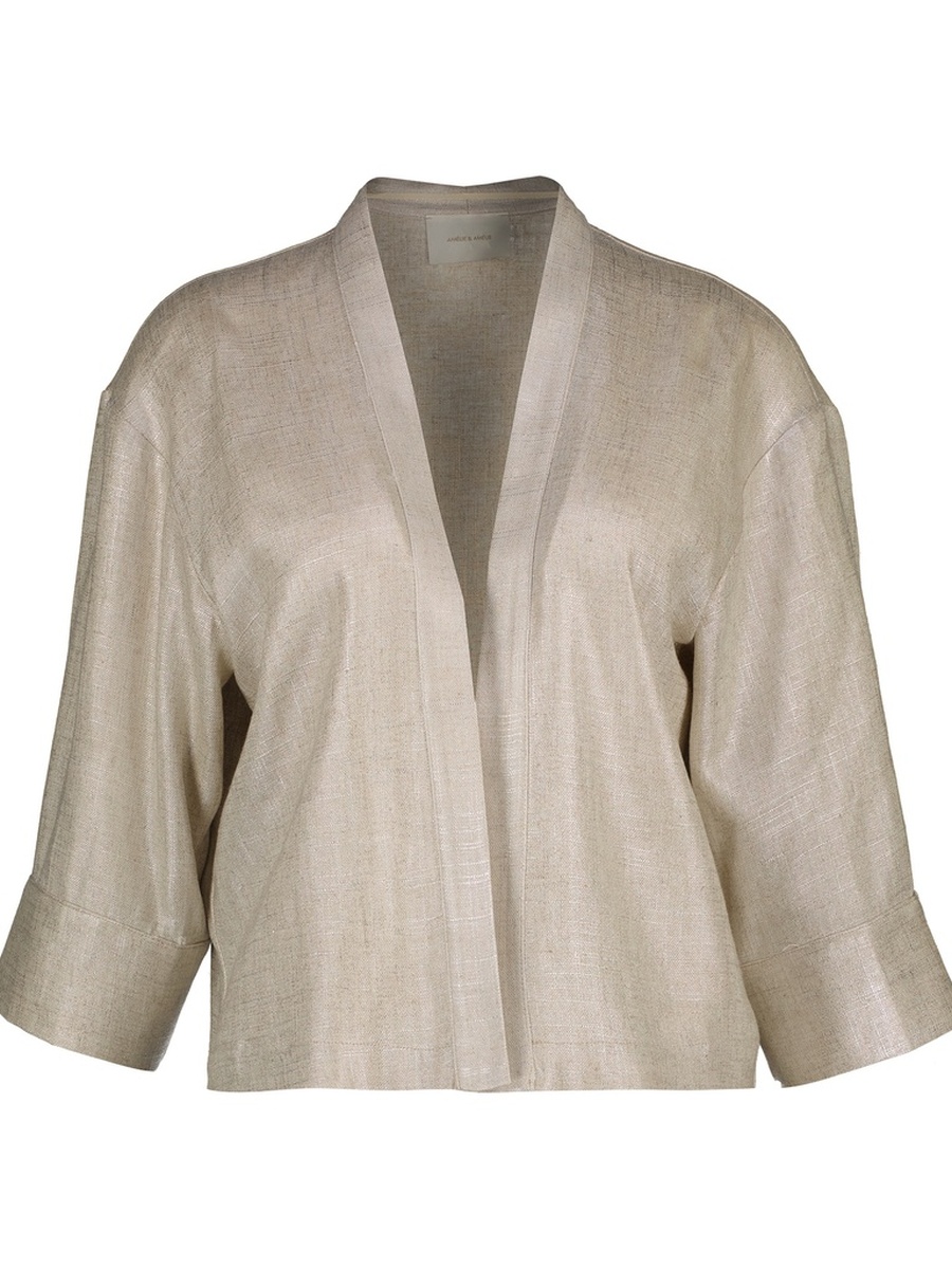Gilet van het merk Amelie&amelie in het Beige