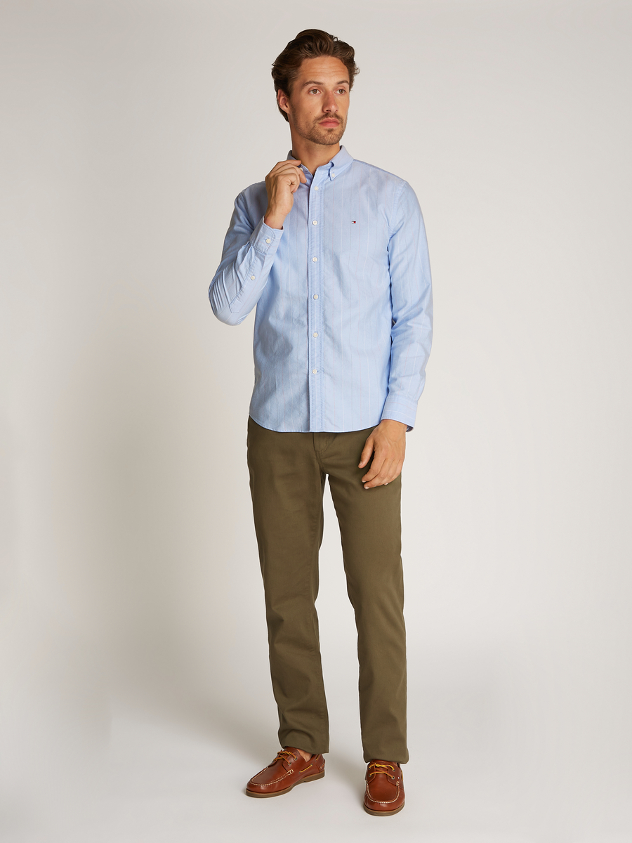 Hemd van het merk Tommy Hilfiger in het Blauw