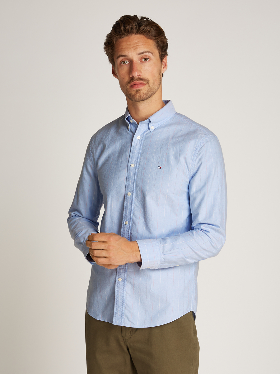 Hemd van het merk Tommy Hilfiger in het Blauw
