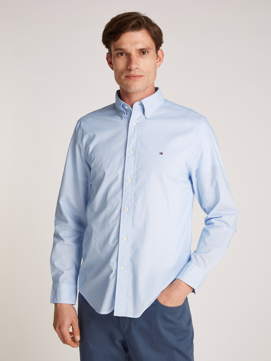 Hemd van het merk Tommy Hilfiger in het Blauw