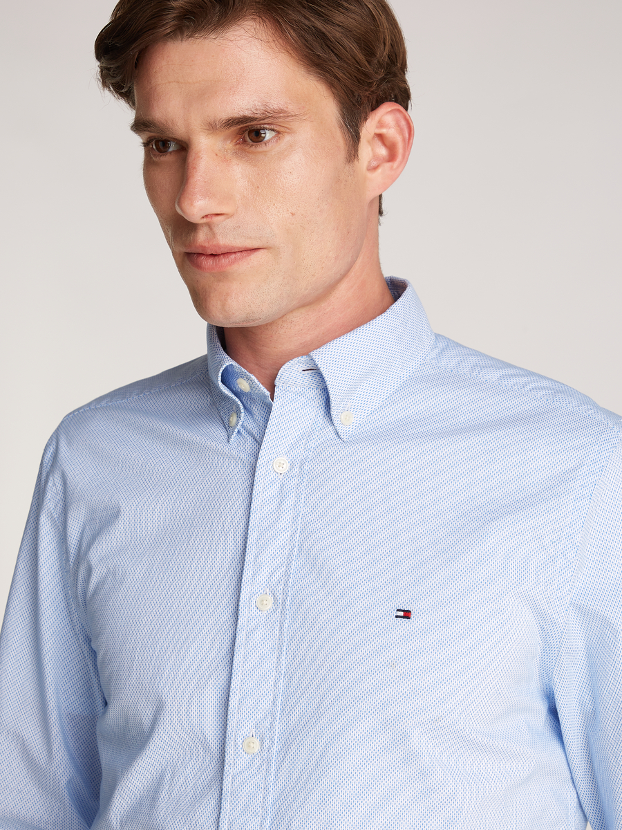 Hemd van het merk Tommy Hilfiger in het Blauw