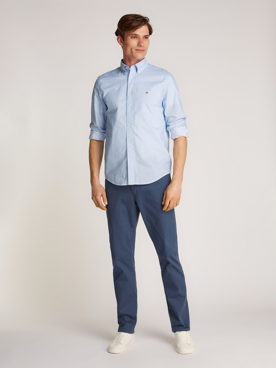 Hemd van het merk Tommy Hilfiger in het Blauw