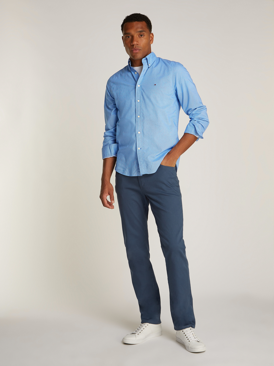 Hemd van het merk Tommy Hilfiger in het Blauw