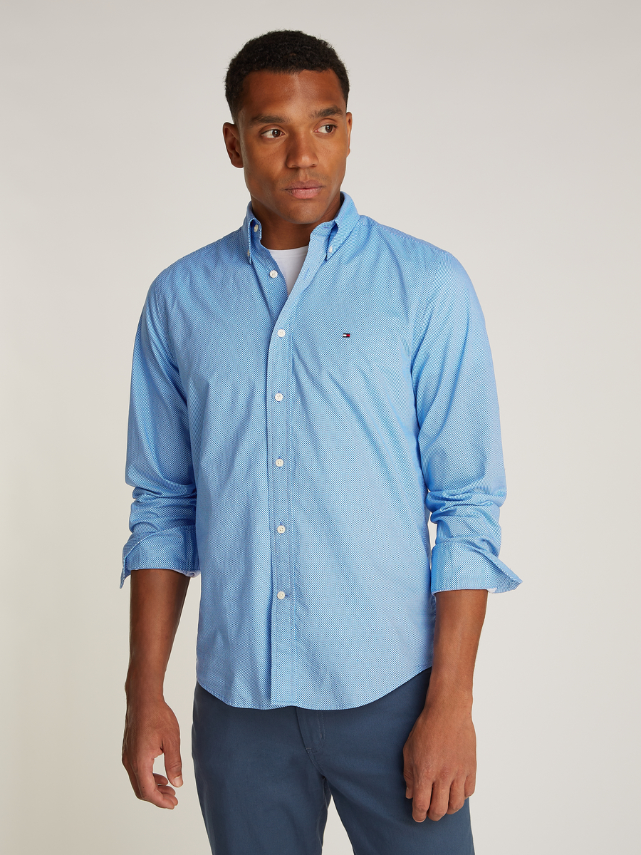 Hemd van het merk Tommy Hilfiger in het Blauw