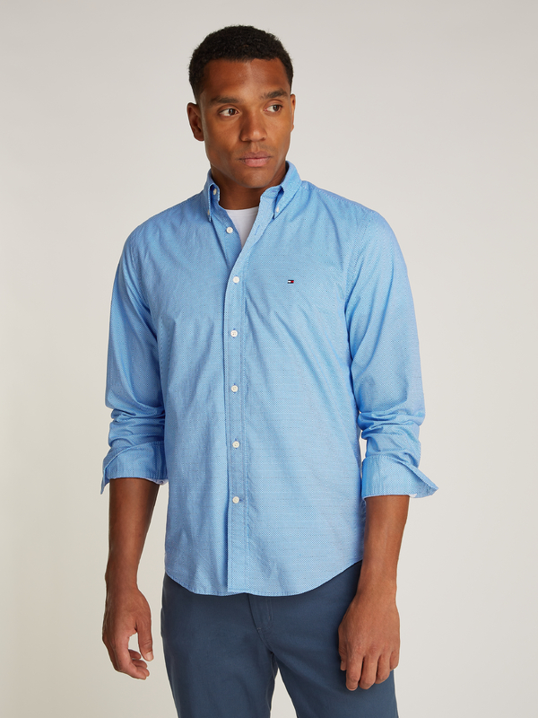 Hemd van het merk Tommy Hilfiger in het Blauw
