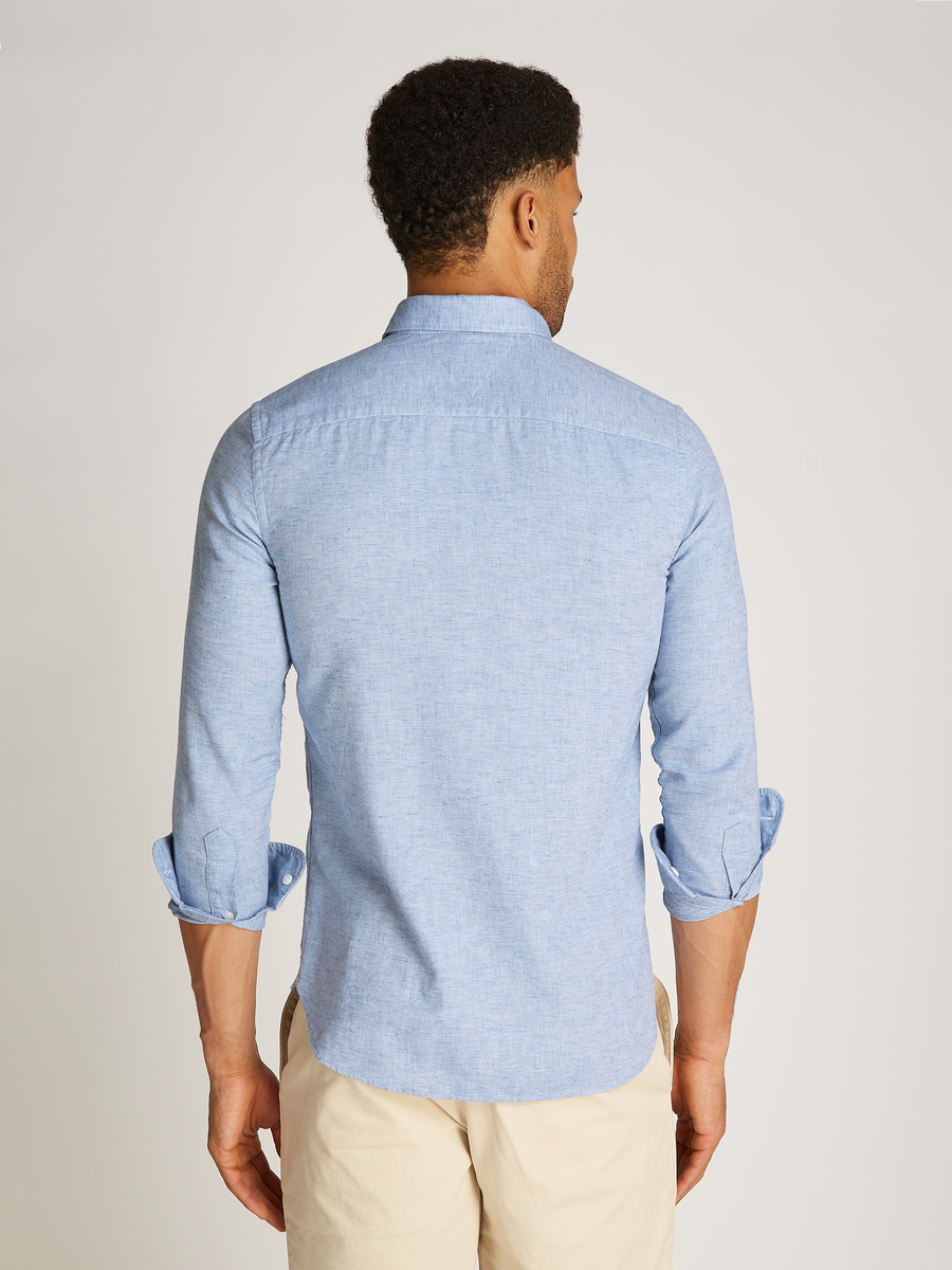 Hemd van het merk Tommy Hilfiger in het Blauw