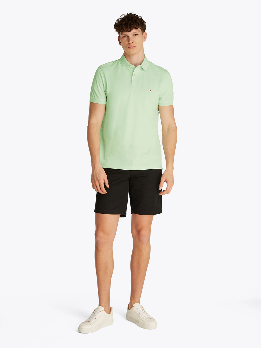 Polo van het merk Tommy Hilfiger in het Groen