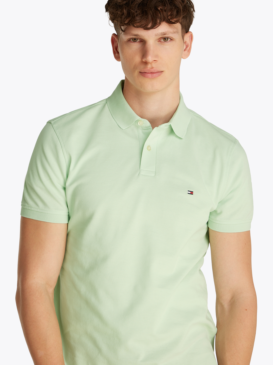 Polo van het merk Tommy Hilfiger in het Groen