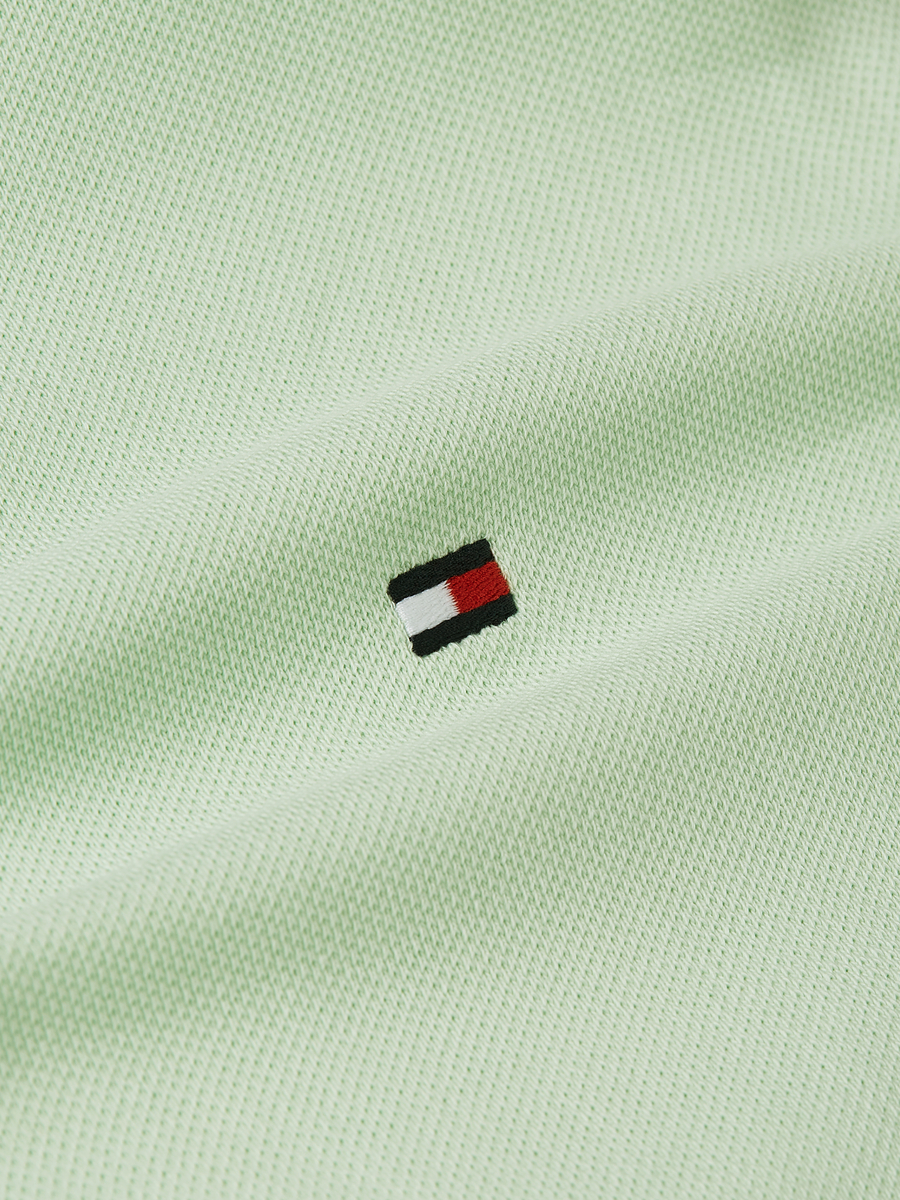 Polo van het merk Tommy Hilfiger in het Groen
