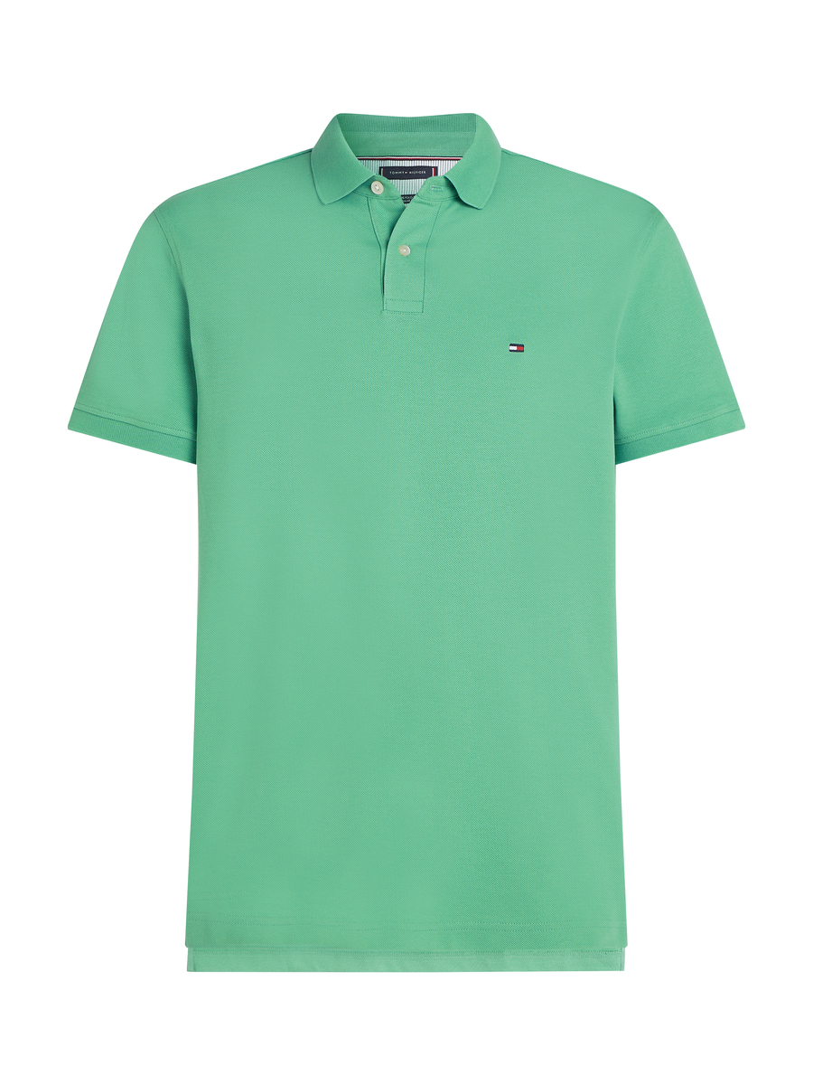 Polo van het merk Tommy Hilfiger in het Groen