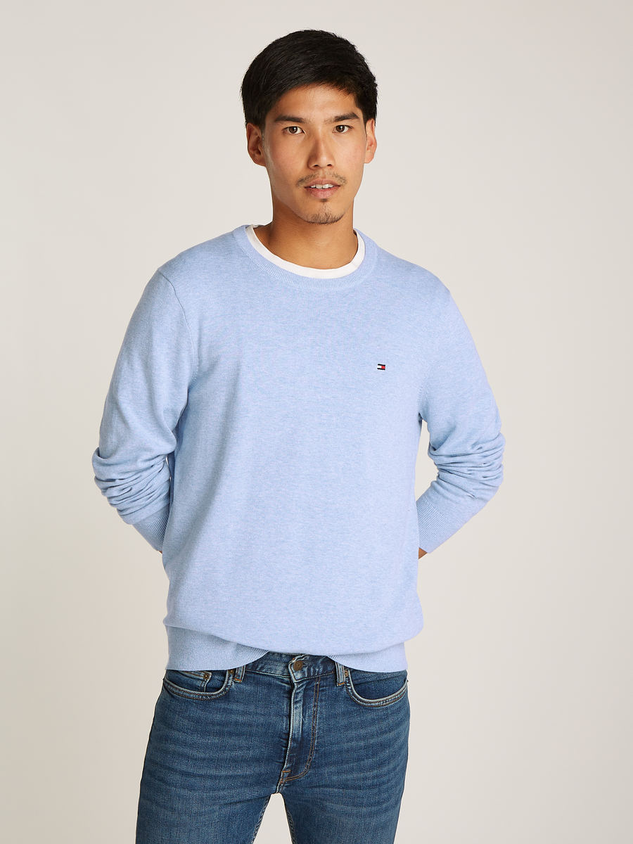 Pull van het merk Tommy Hilfiger in het Blauw