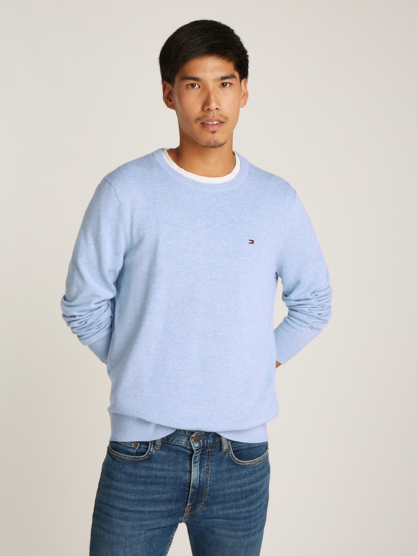 Pull van het merk Tommy Hilfiger in het Blauw