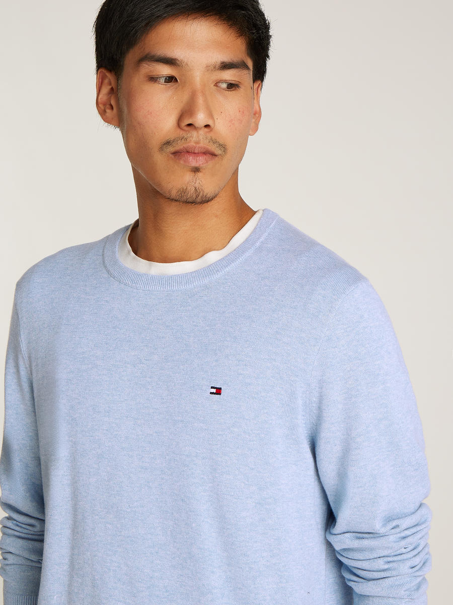 Pull van het merk Tommy Hilfiger in het Blauw