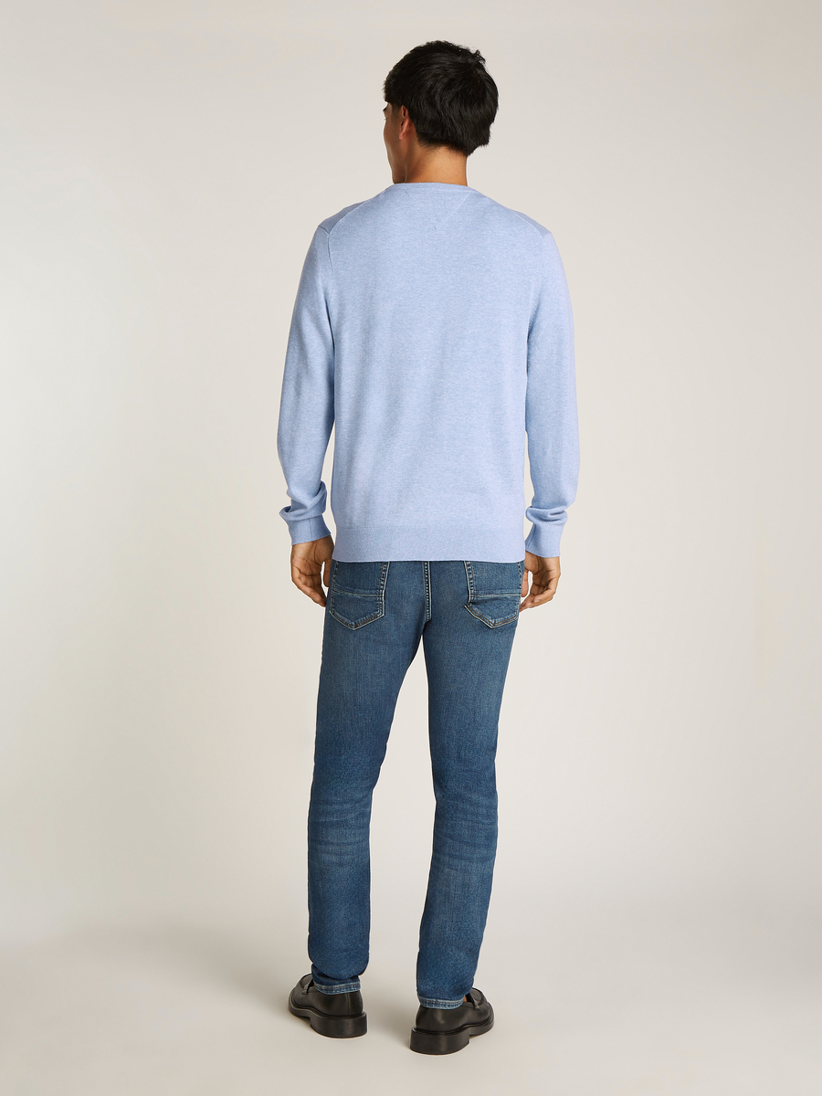 Pull van het merk Tommy Hilfiger in het Blauw