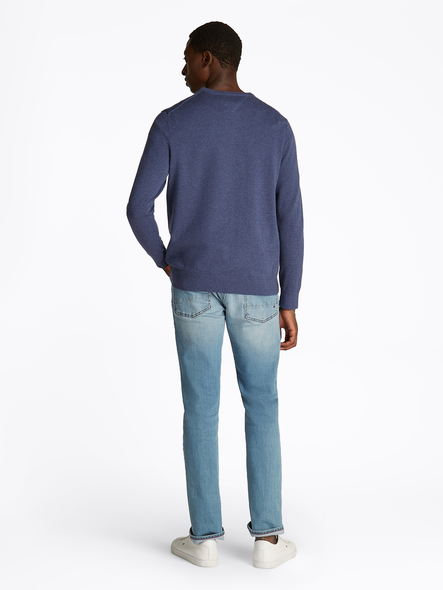 Pull van het merk Tommy Hilfiger in het Blauw
