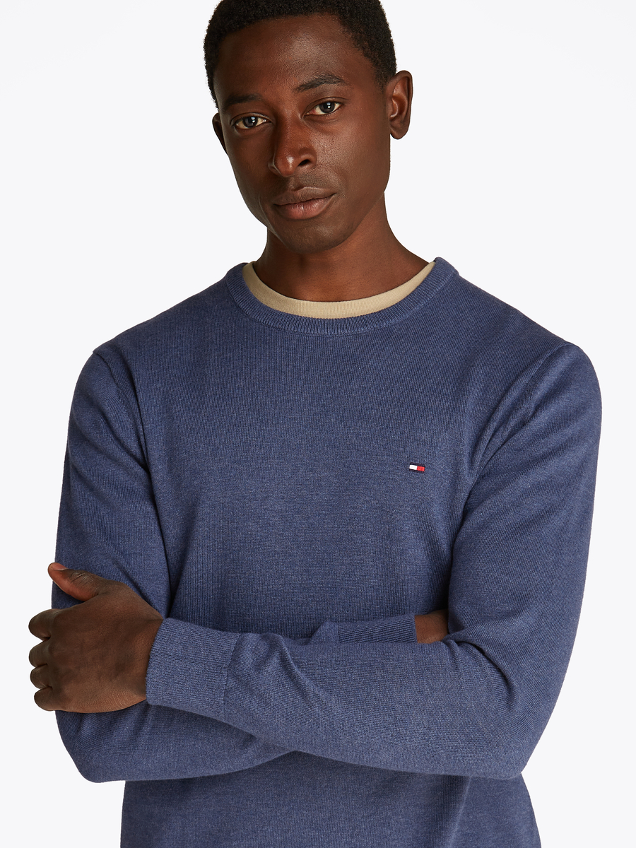 Pull van het merk Tommy Hilfiger in het Blauw