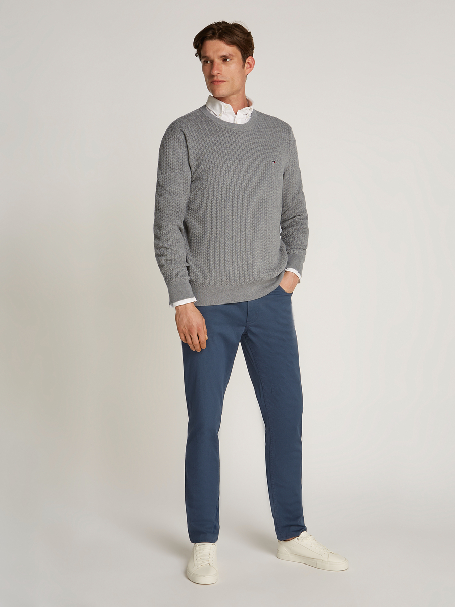 Sweater van het merk Tommy Hilfiger in het Grijs
