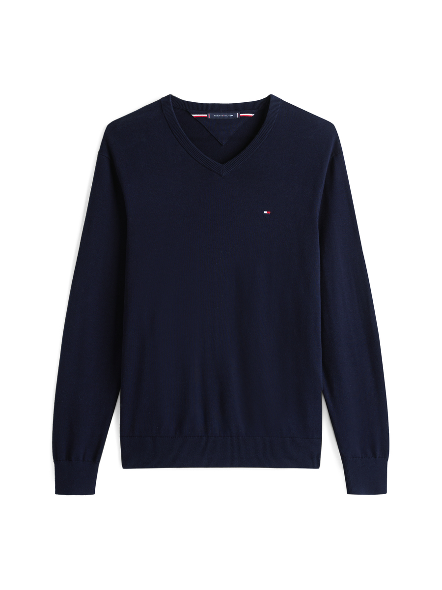 Sweater van het merk Tommy Hilfiger in het Marine