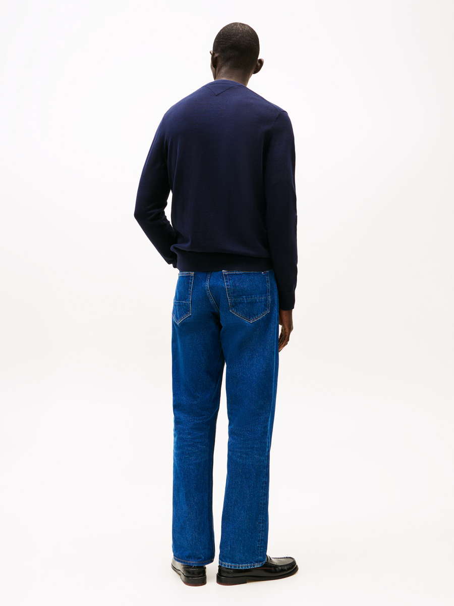 Sweater van het merk Tommy Hilfiger in het Marine
