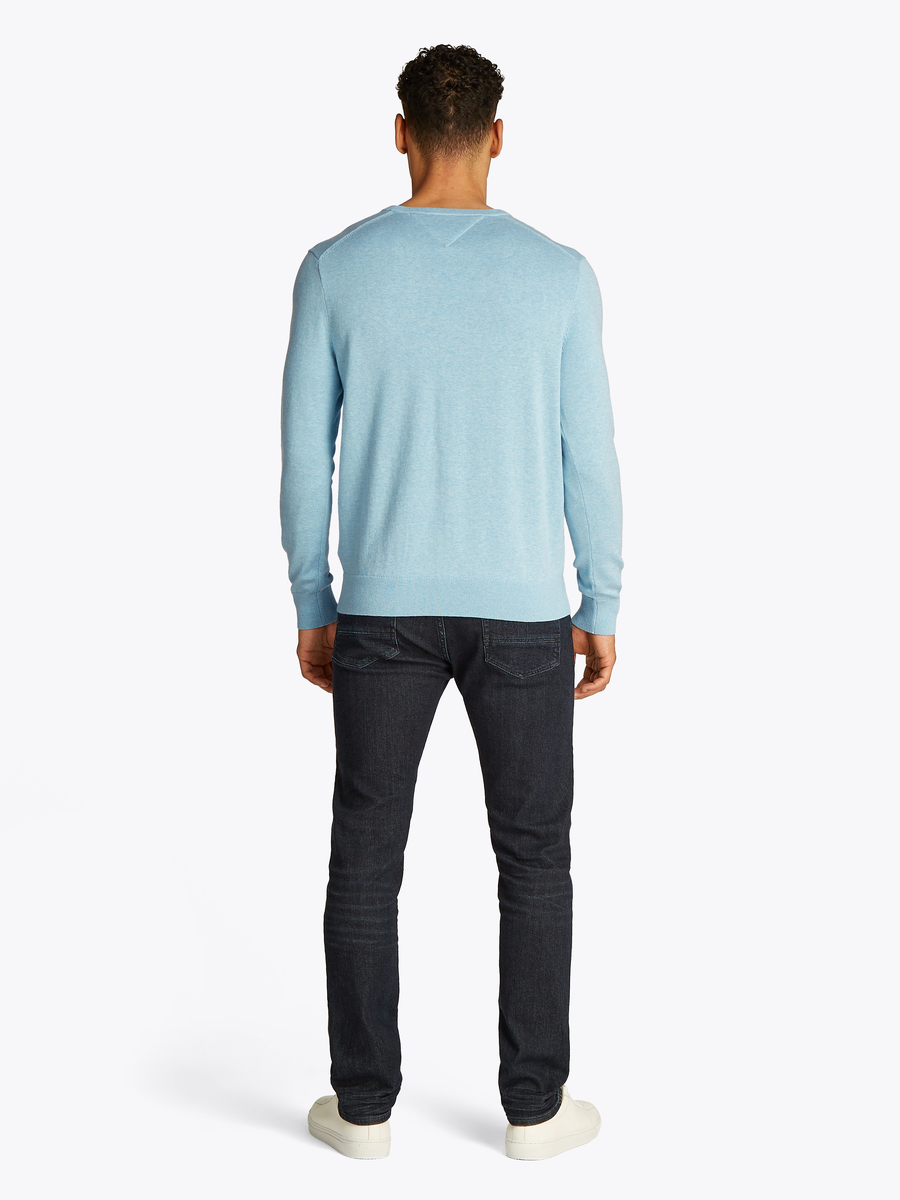 Sweater van het merk Tommy Hilfiger in het Blauw