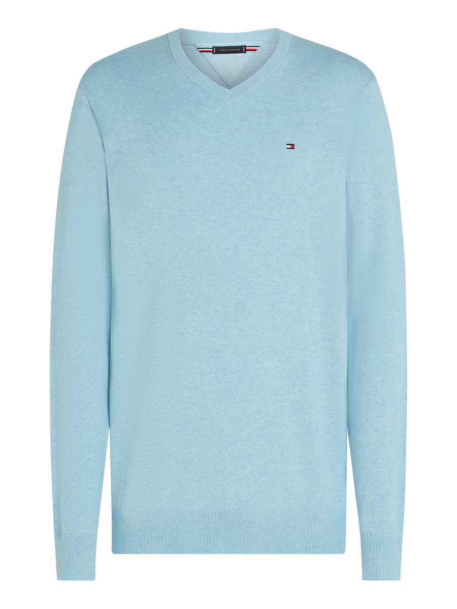 Sweater van het merk Tommy Hilfiger in het Blauw