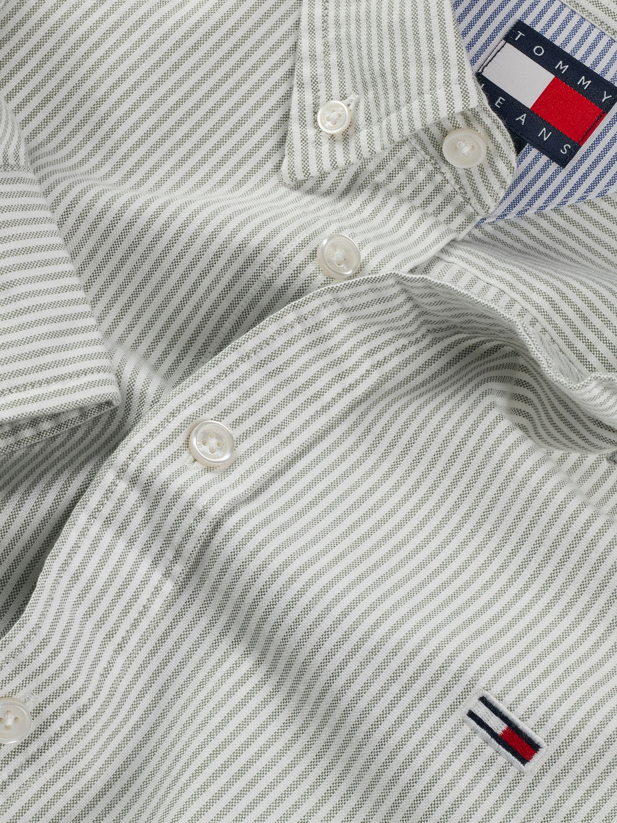 Hemd van het merk Tommy Jeans in het Groen