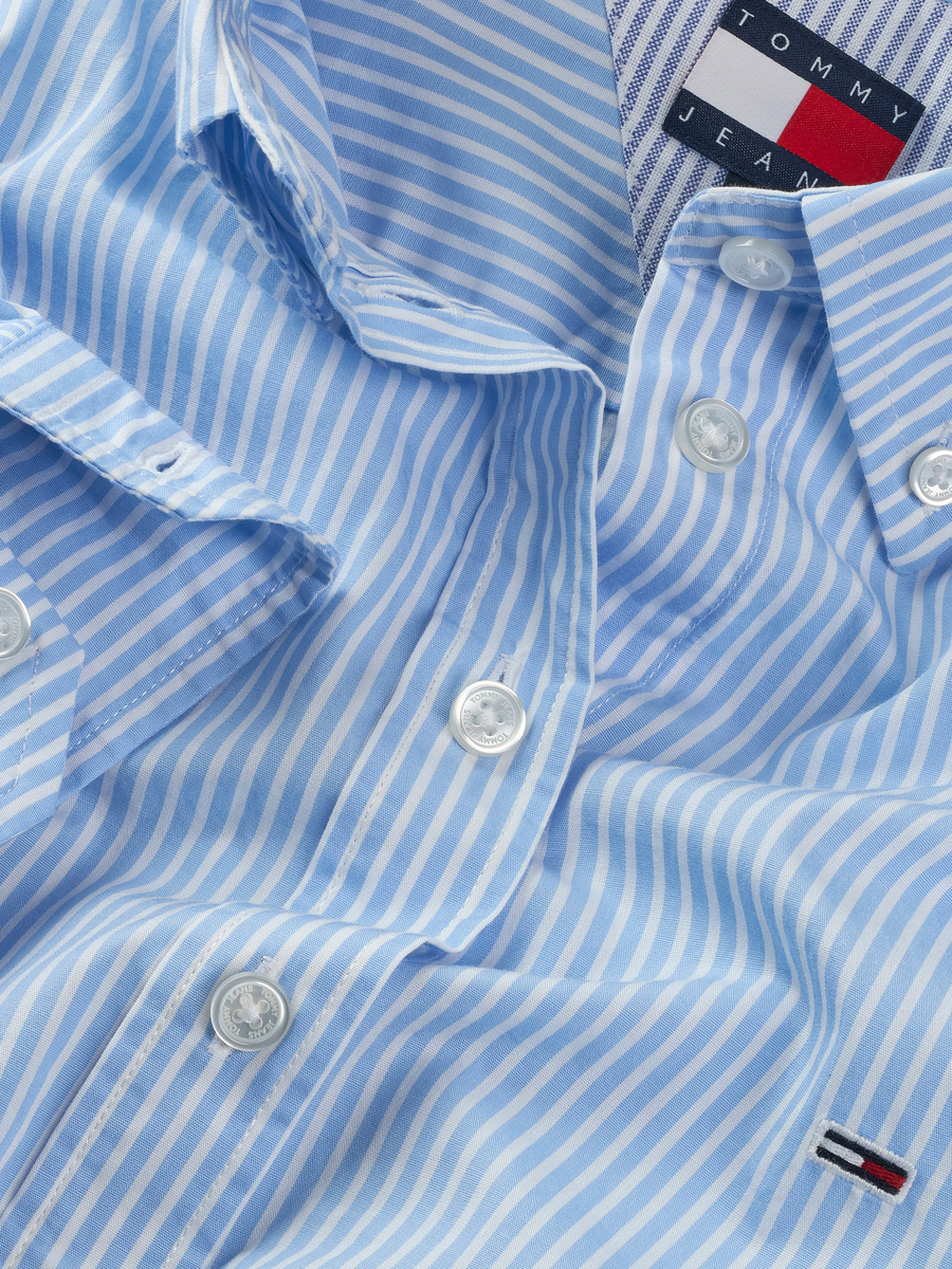 Hemd van het merk Tommy Jeans in het Blauw