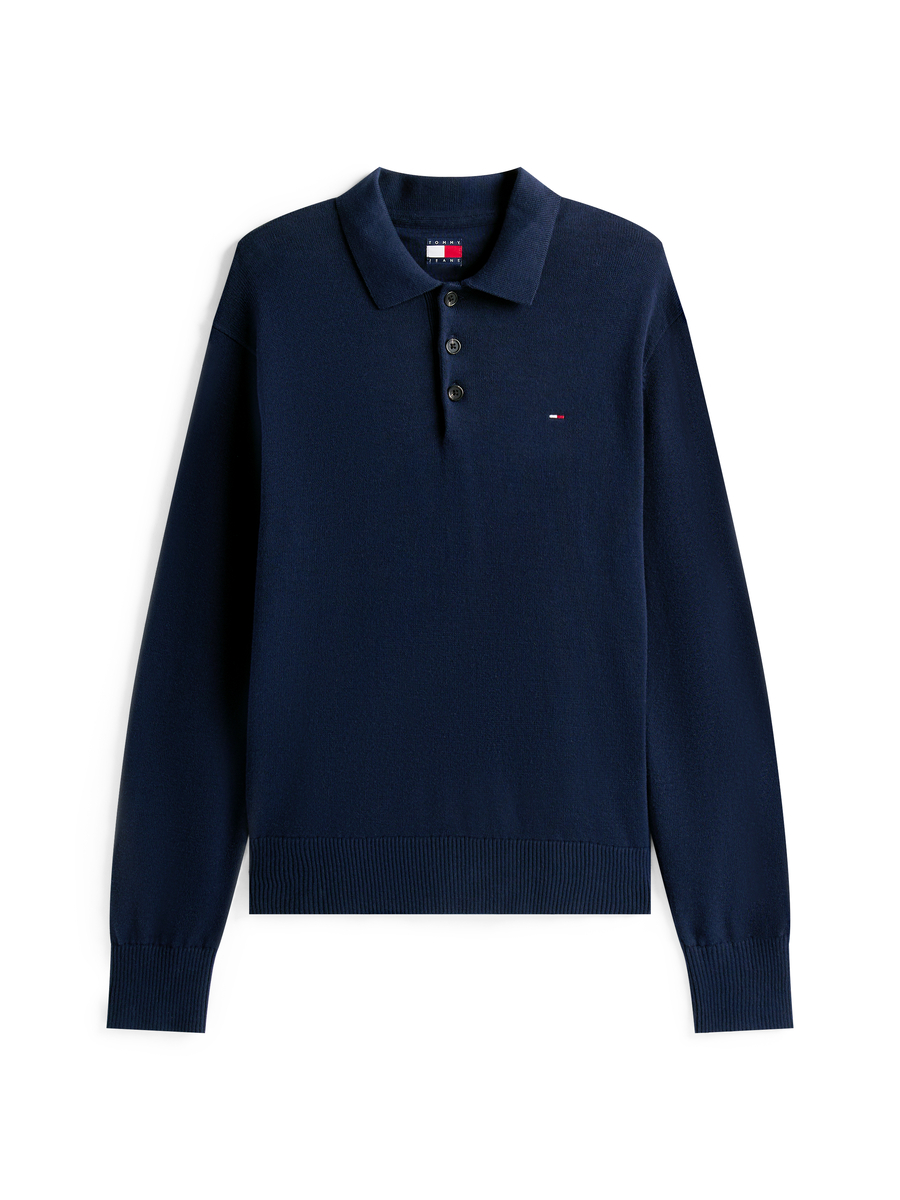 Polo van het merk Tommy Jeans in het Marine