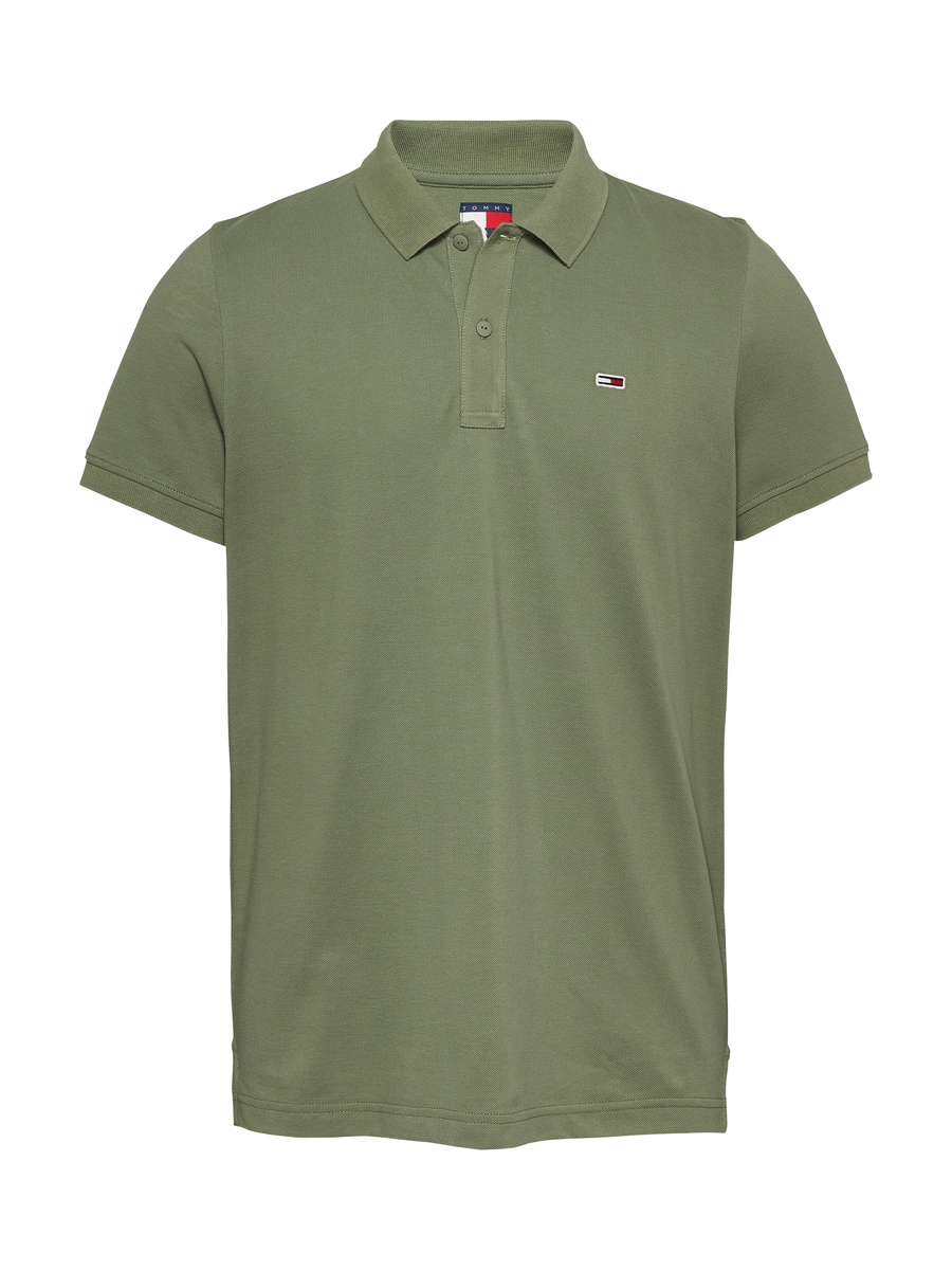 Polo van het merk Tommy Jeans in het Groen