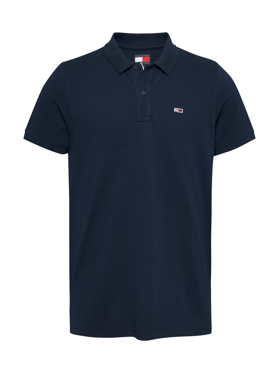 Polo van het merk Tommy Jeans in het Marine