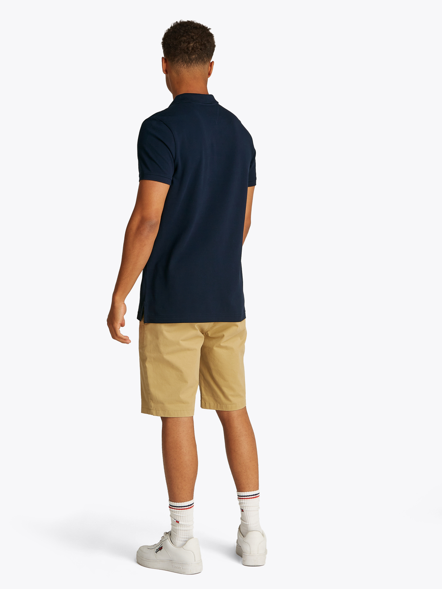 Polo van het merk Tommy Jeans in het Marine