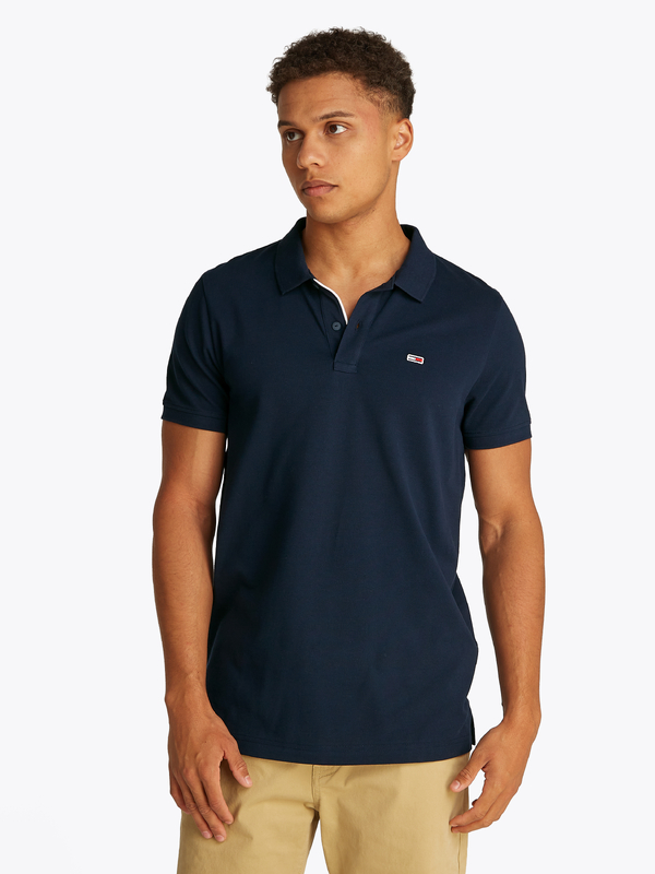 Polo van het merk Tommy Jeans in het Marine