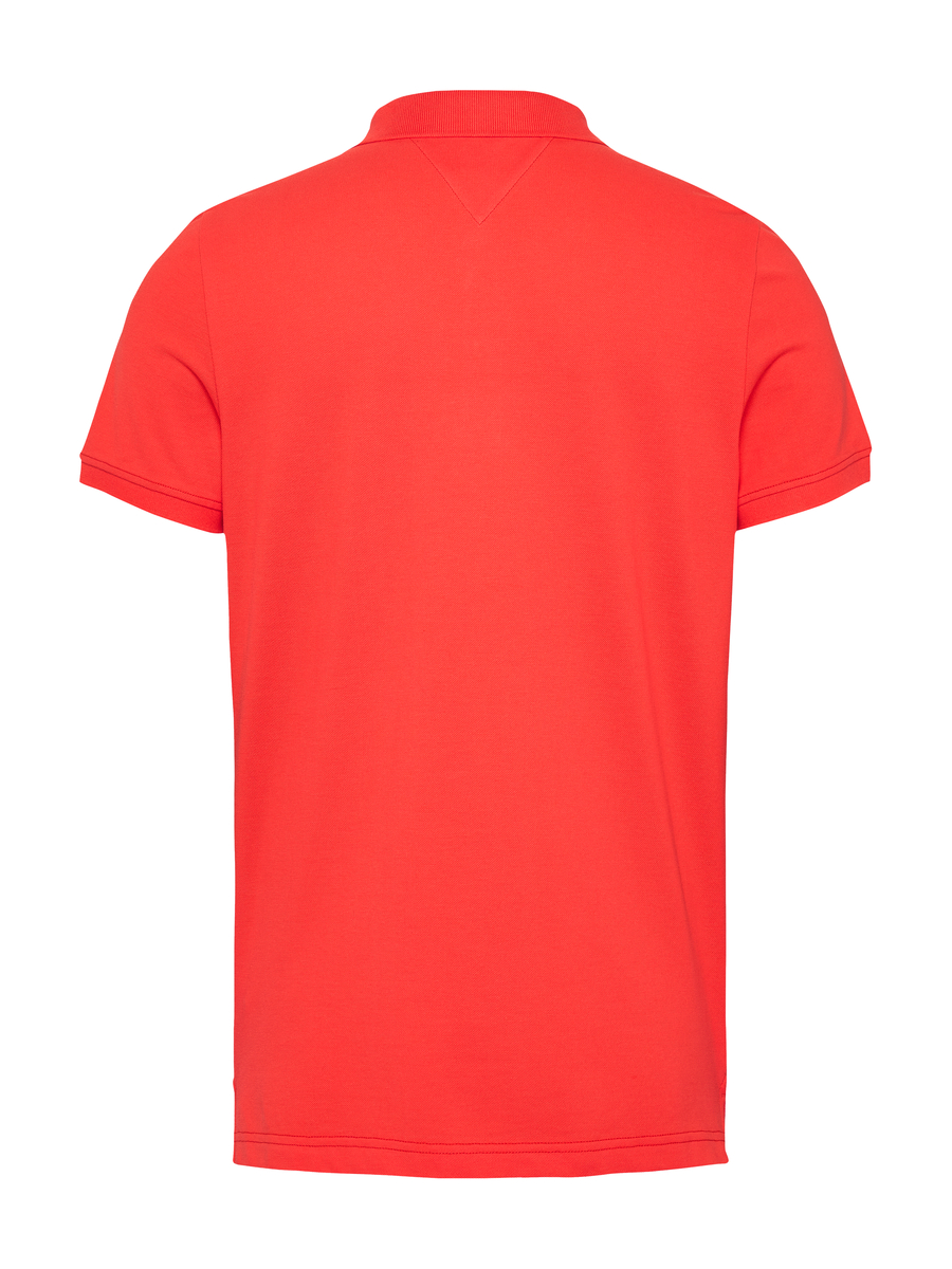 Polo van het merk Tommy Jeans in het Rood