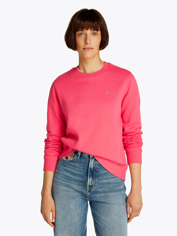 Pull van het merk Tommy Jeans in het Roze