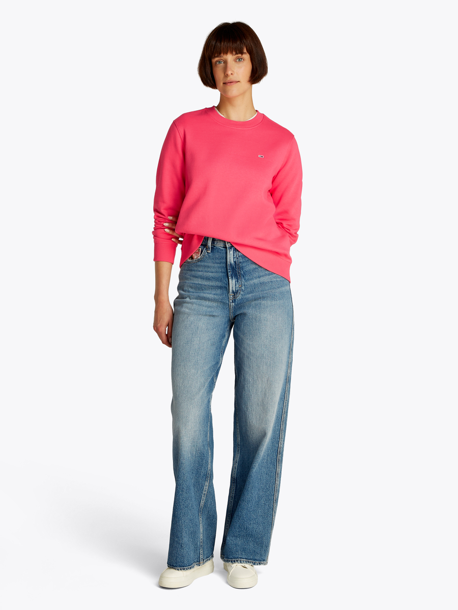 Pull van het merk Tommy Jeans in het Roze