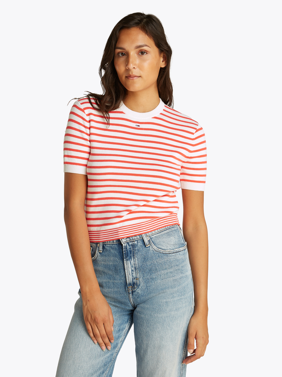 Pull van het merk Tommy Jeans in het Ecru
