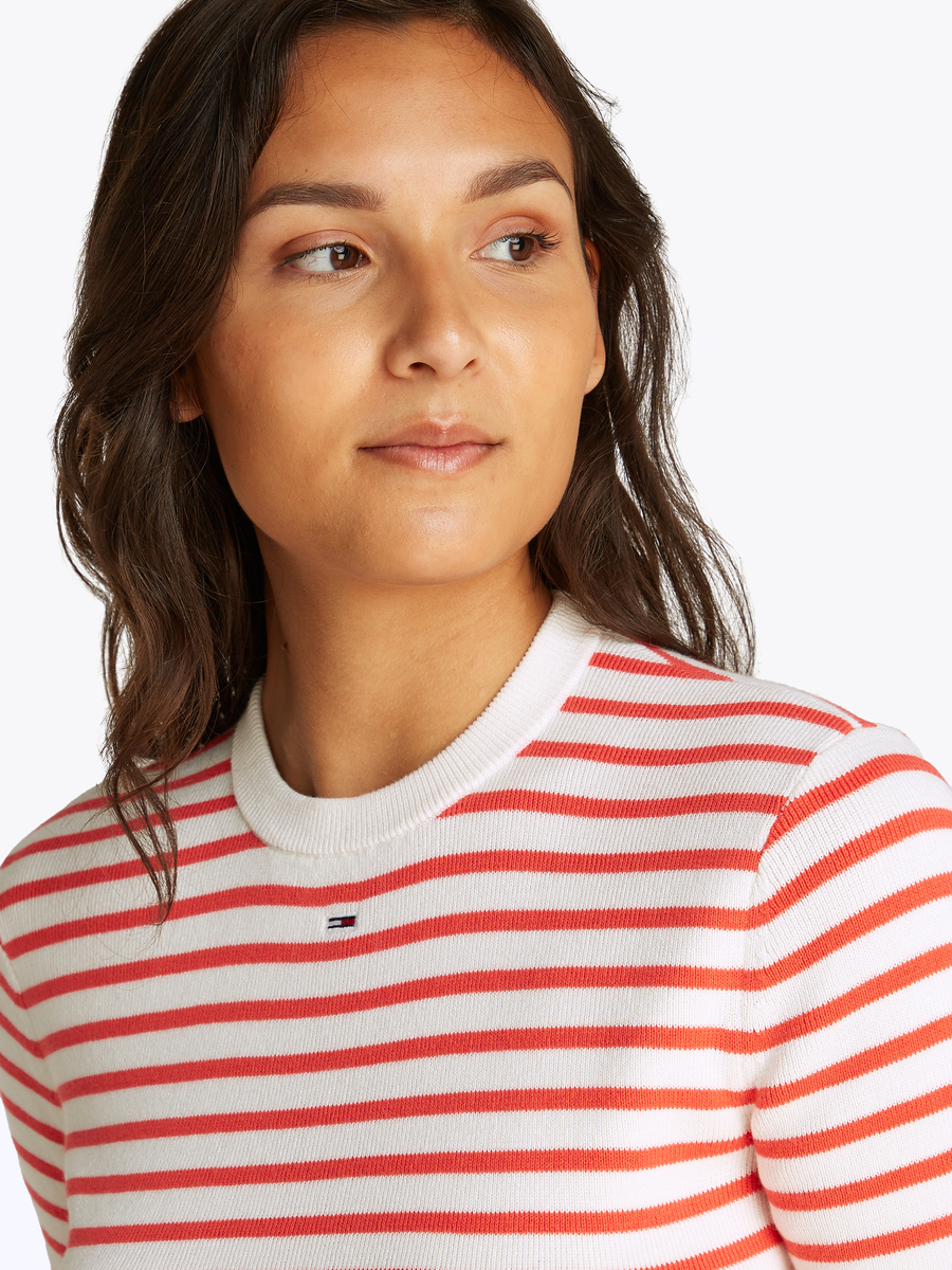 Pull van het merk Tommy Jeans in het Ecru