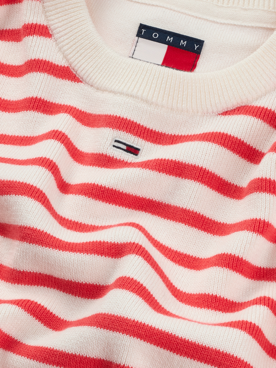 Pull van het merk Tommy Jeans in het Ecru