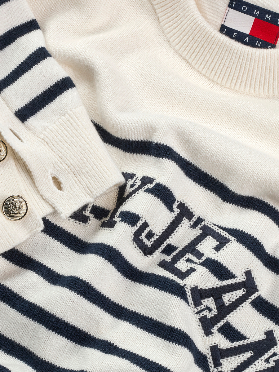 Sweater van het merk Tommy Jeans in het Wit