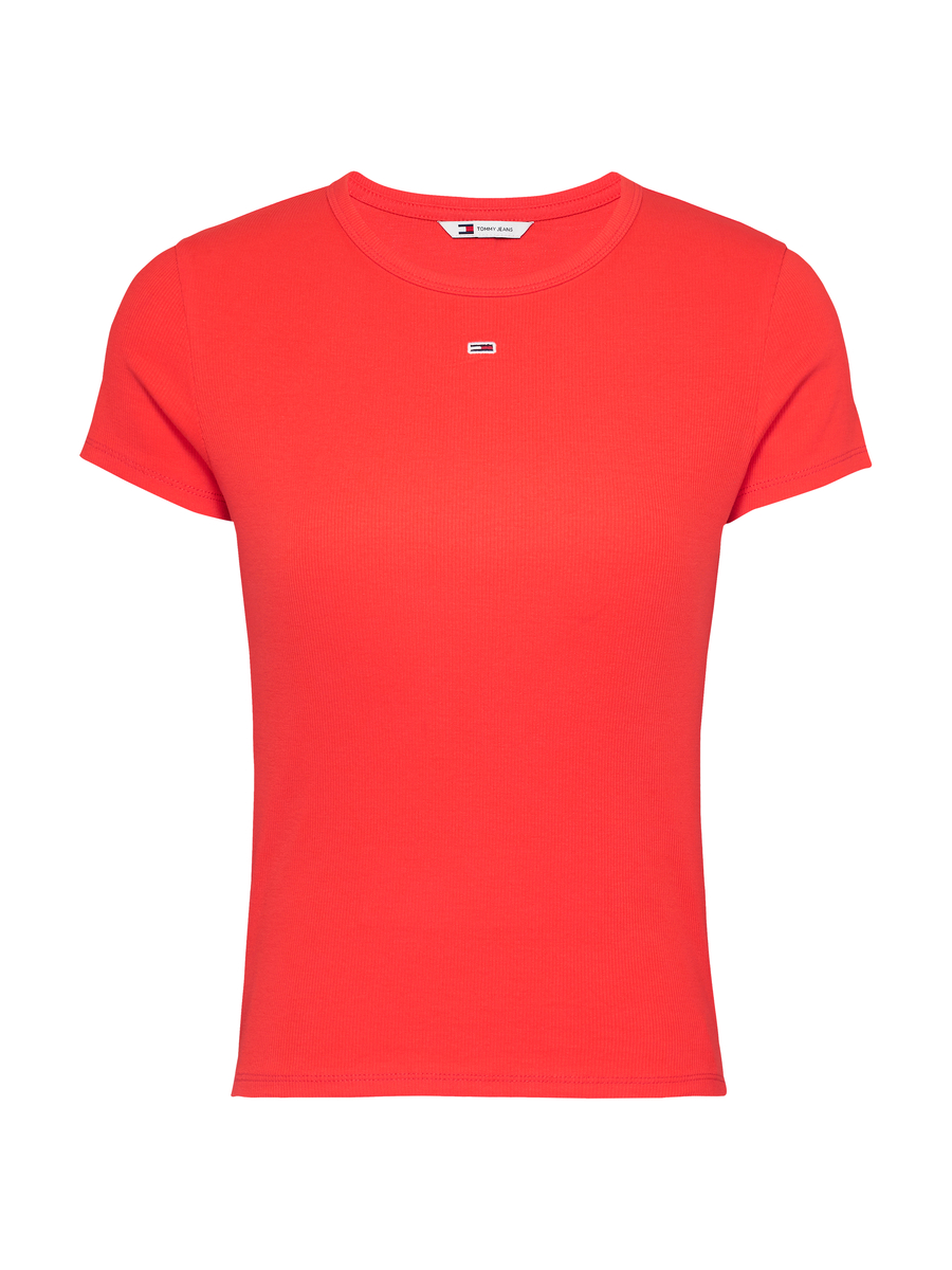 T-shirt van het merk Tommy Jeans in het Rood