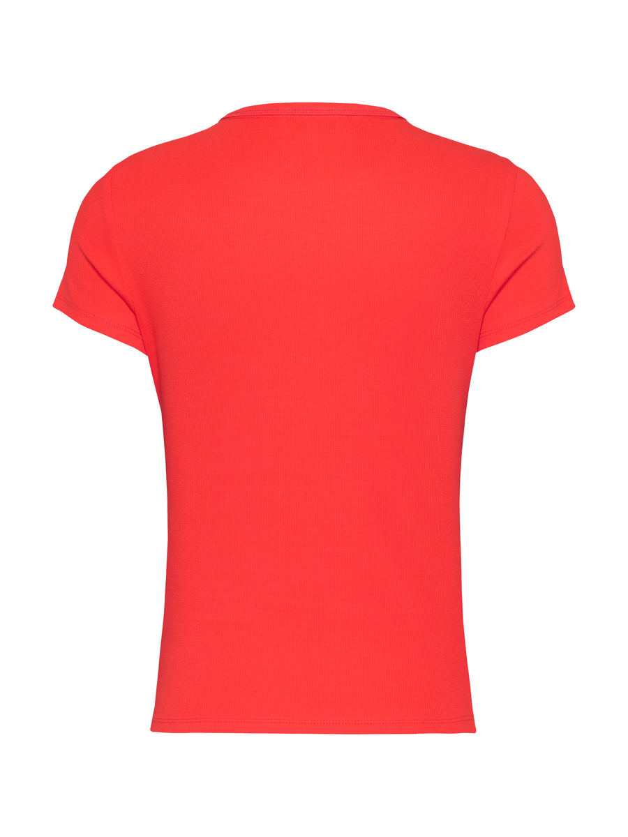 T-shirt van het merk Tommy Jeans in het Rood
