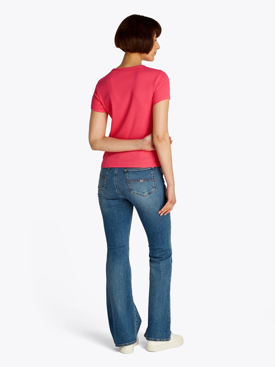 T-shirt van het merk Tommy Jeans in het Rood