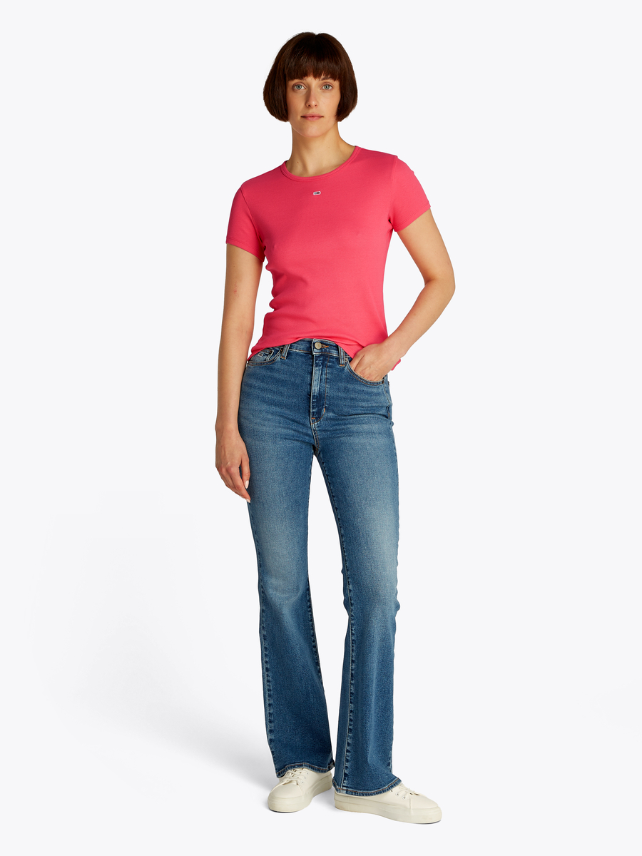 T-shirt van het merk Tommy Jeans in het Rood