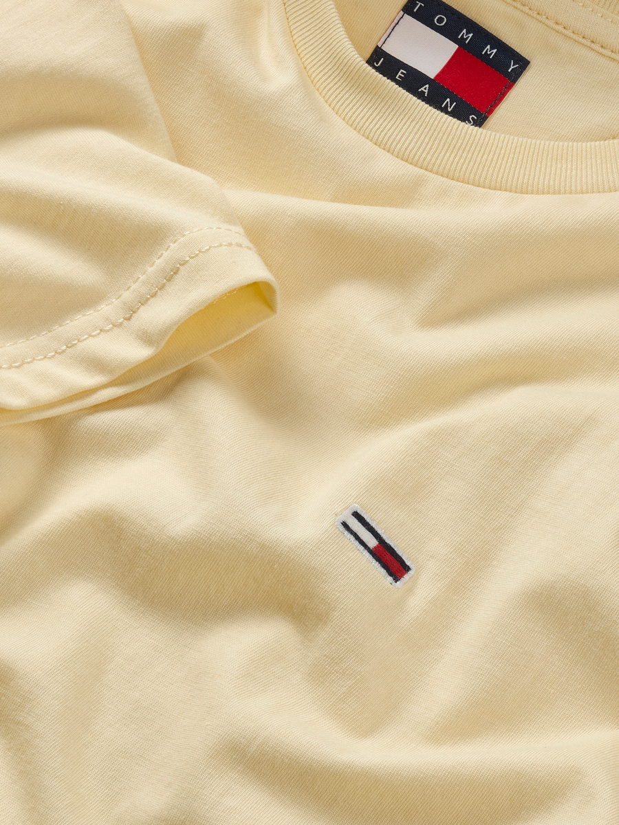 T-shirt van het merk Tommy Jeans in het Geel